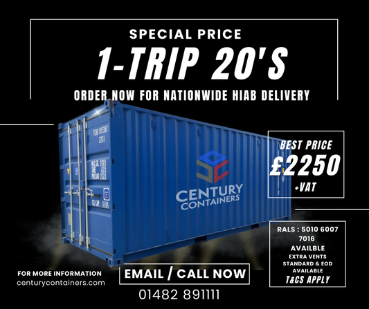 1-Trip 20ft Standard Shipping Container