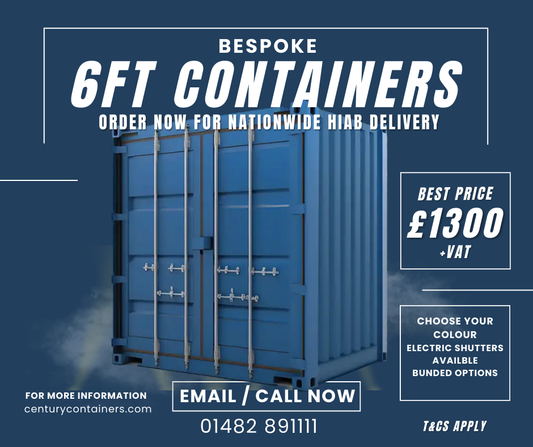 Bespoke 6ft Shipping Containers